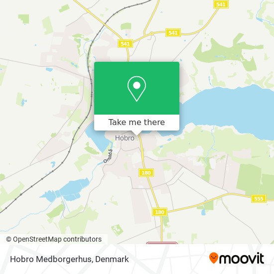 Hobro Medborgerhus map