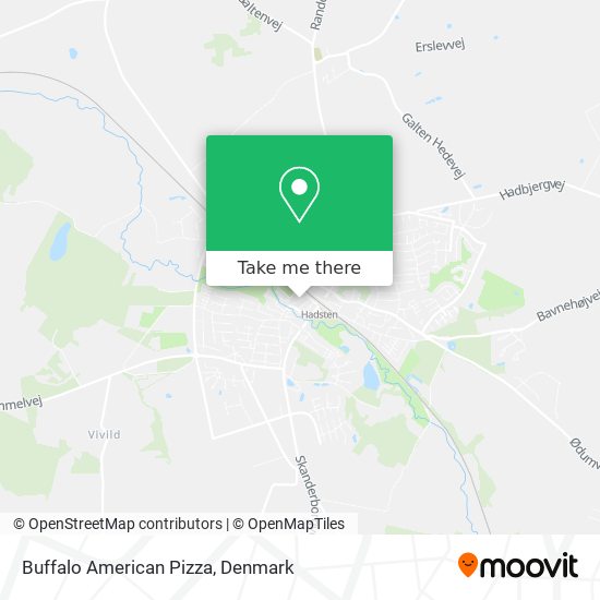 Buffalo American Pizza map