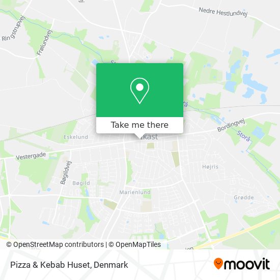 Pizza & Kebab Huset map