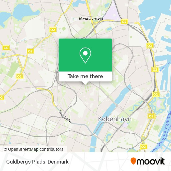 Guldbergs Plads map