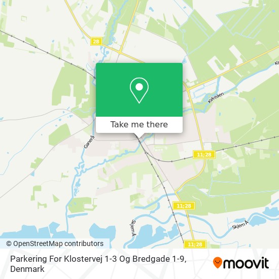 Parkering For Klostervej 1-3 Og Bredgade 1-9 map