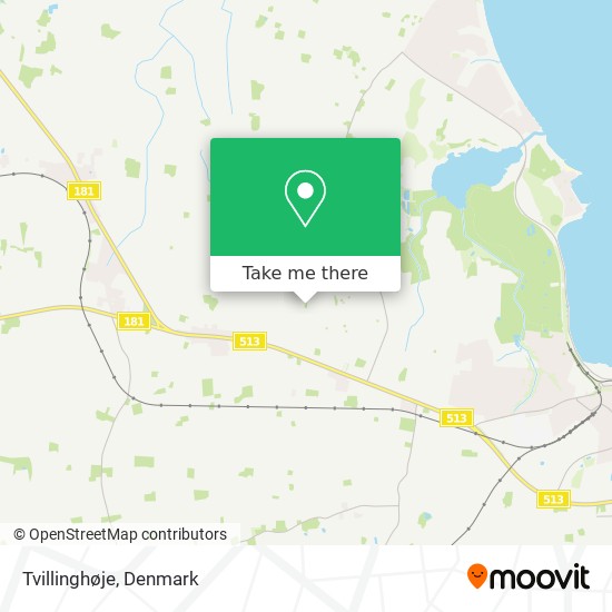 Tvillinghøje map