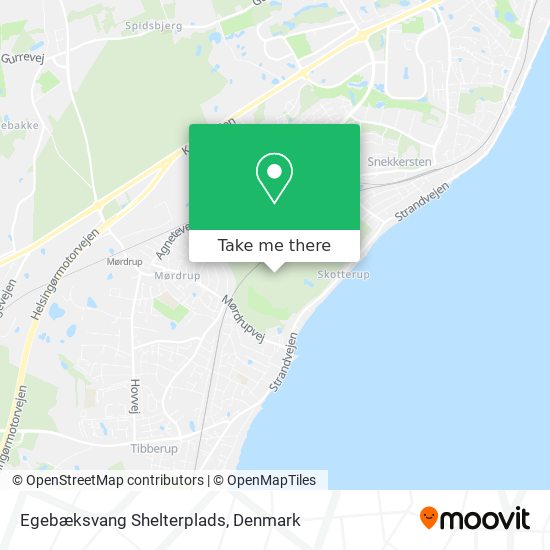 Egebæksvang Shelterplads map
