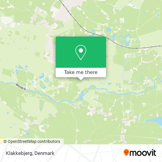 Klakkebjerg map