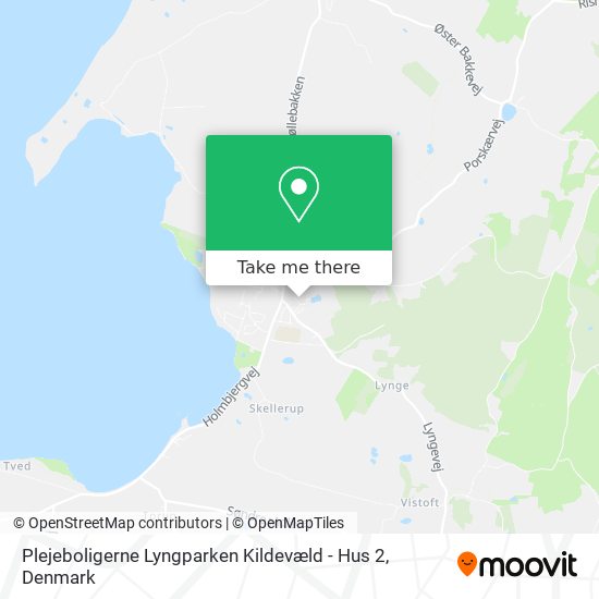 Plejeboligerne Lyngparken Kildevæld - Hus 2 map