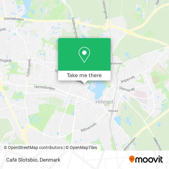 Café Slotsbio map