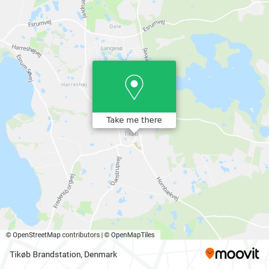 Tikøb Brandstation map