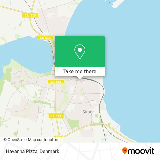 Havanna Pizza map