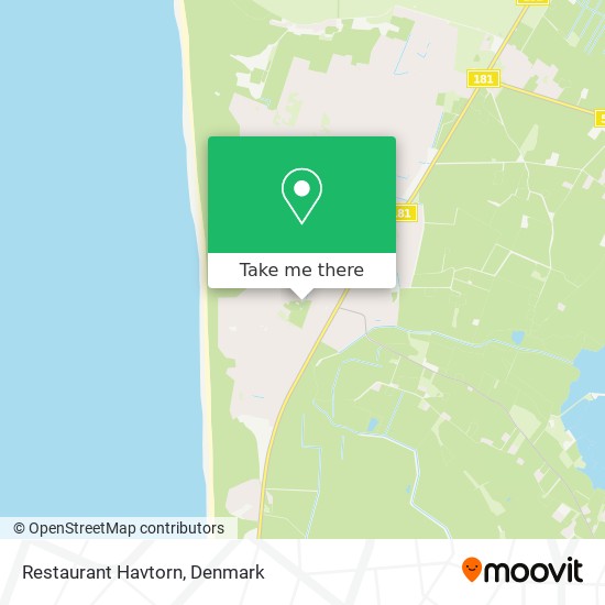 Restaurant Havtorn map