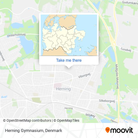 Herning Gymnasium map