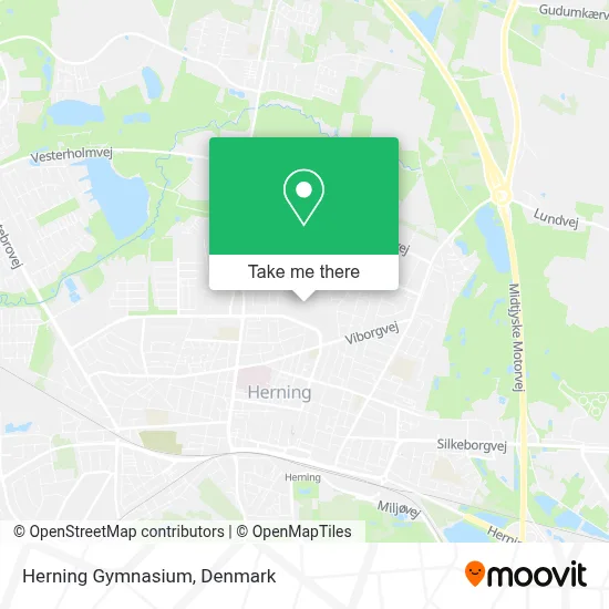 Herning Gymnasium map