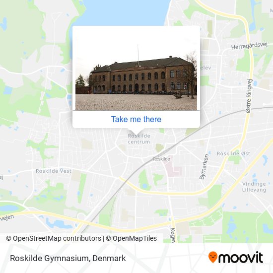 Roskilde Gymnasium map