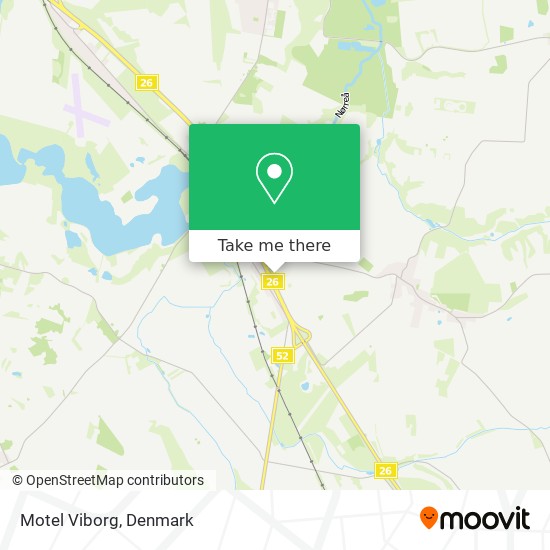 Motel Viborg map