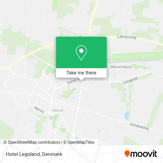 Hotel Legoland map