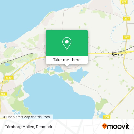 Tårnborg Hallen map