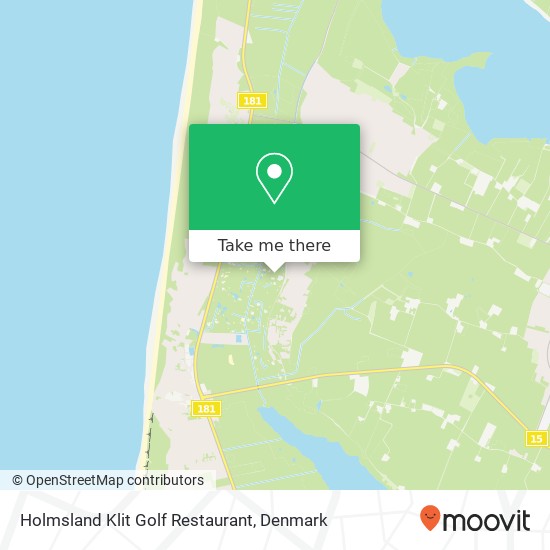 Holmsland Klit Golf Restaurant map