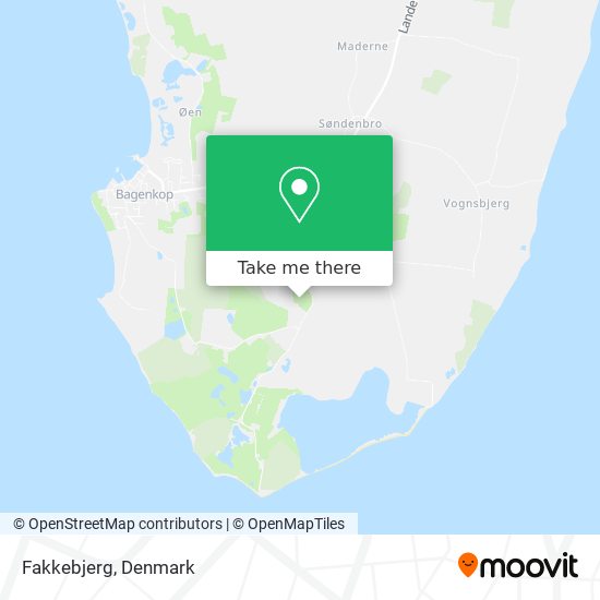 Fakkebjerg map