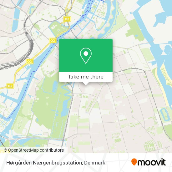 Hørgården Nærgenbrugsstation map