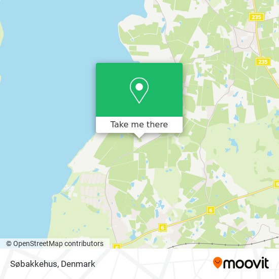 Søbakkehus map