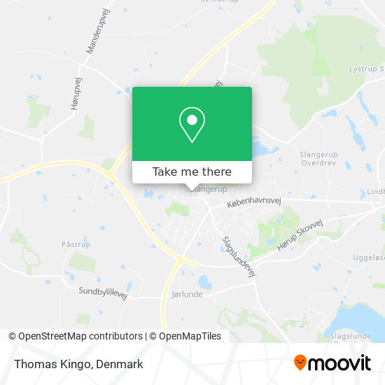 Thomas Kingo map