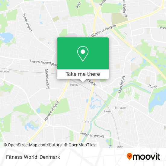 Fitness World map