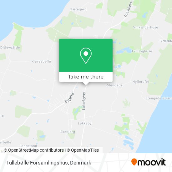 Tullebølle Forsamlingshus map