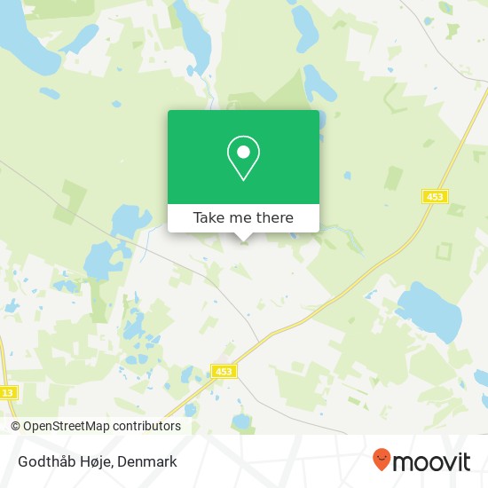 Godthåb Høje map
