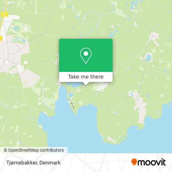 Tjørnebakker map