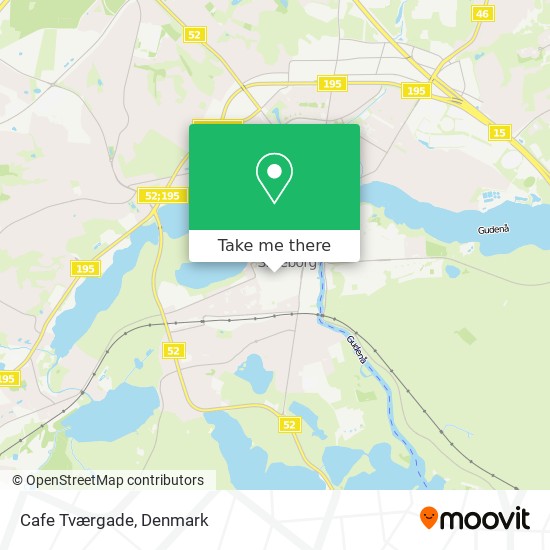 Cafe Tværgade map