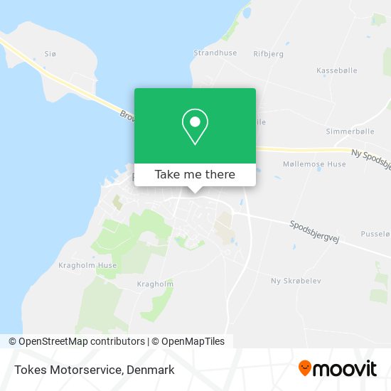 Tokes Motorservice map