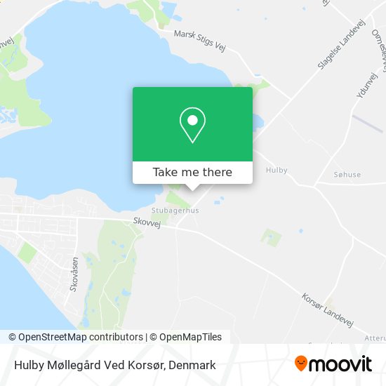 Hulby Møllegård Ved Korsør map