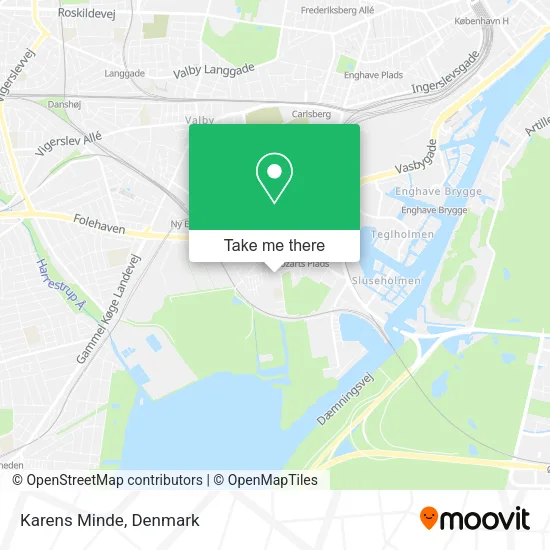 Karens Minde map