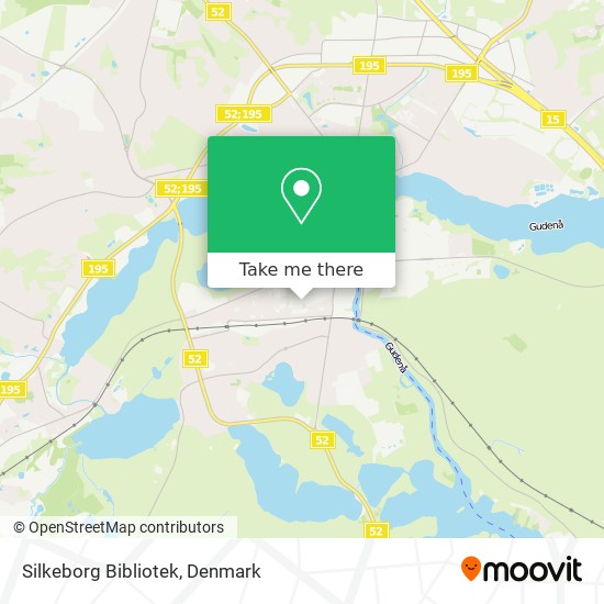 Silkeborg Bibliotek map