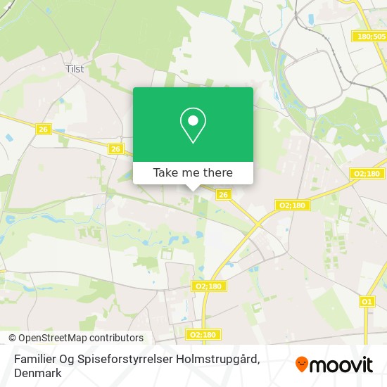 Familier Og Spiseforstyrrelser Holmstrupgård map