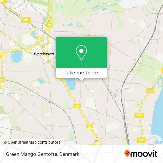 Green Mango Gentofte map