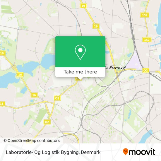 Laboratorie- Og Logistik Bygning map