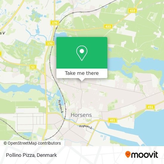Pollino Pizza map