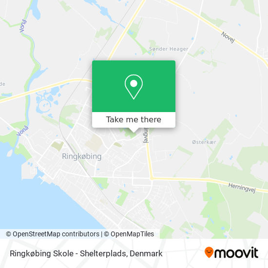 Ringkøbing Skole - Shelterplads map