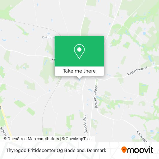 Thyregod Fritidscenter Og Badeland map