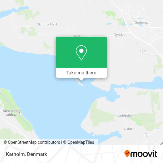 Katholm map