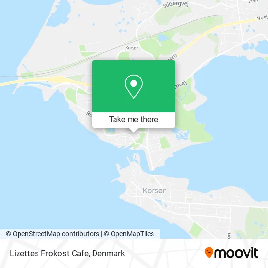 Lizettes Frokost Cafe map