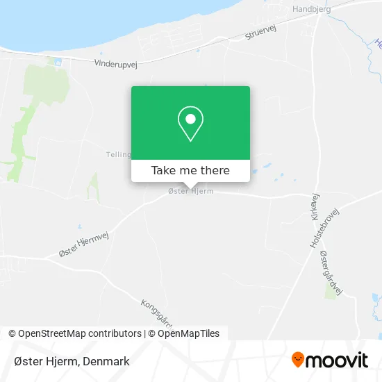 Øster Hjerm map