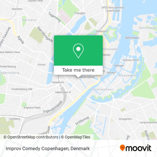 Improv Comedy Copenhagen map