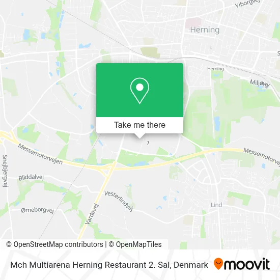 Mch Multiarena Herning Restaurant 2. Sal map