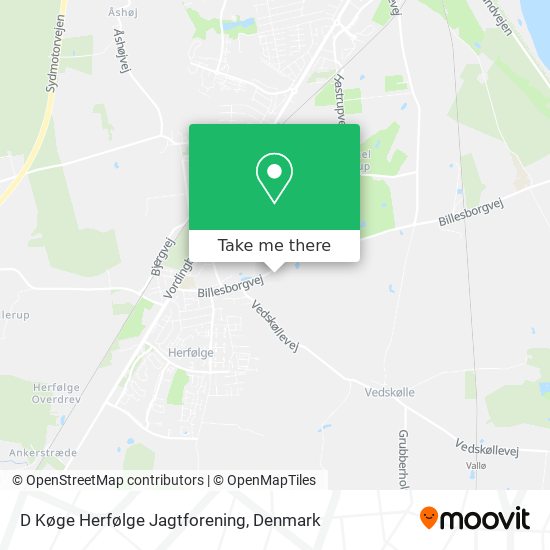 D Køge Herfølge Jagtforening map