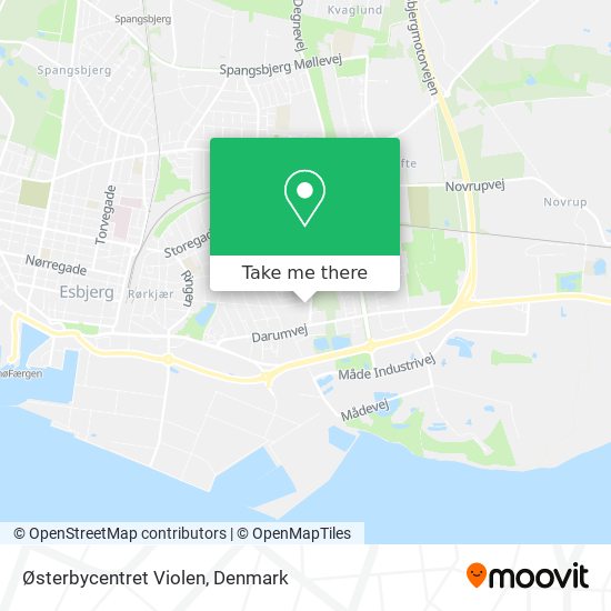 Østerbycentret Violen map