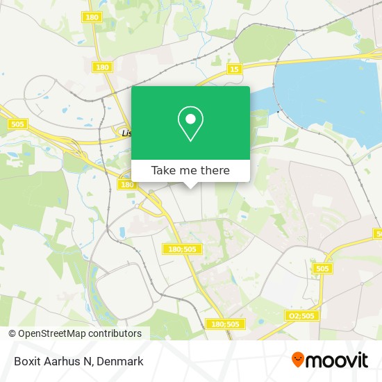 Boxit Aarhus N map