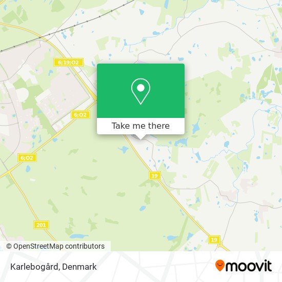 Karlebogård map