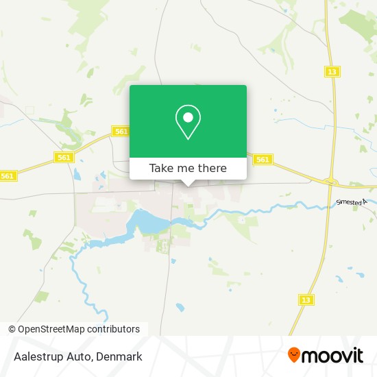 Aalestrup Auto map