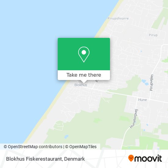 Blokhus Fiskerestaurant map
